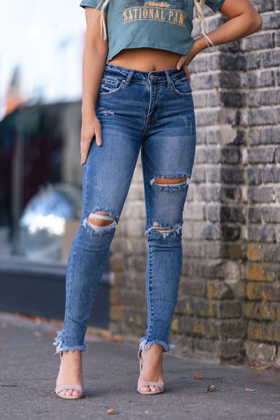 Matisse Frayed Denim Jeans