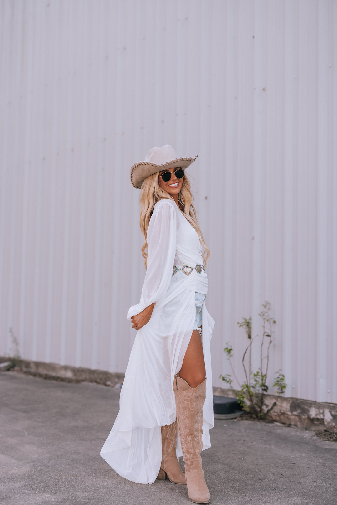 sheer duster dress Sheer Duster with Dress in Lilac