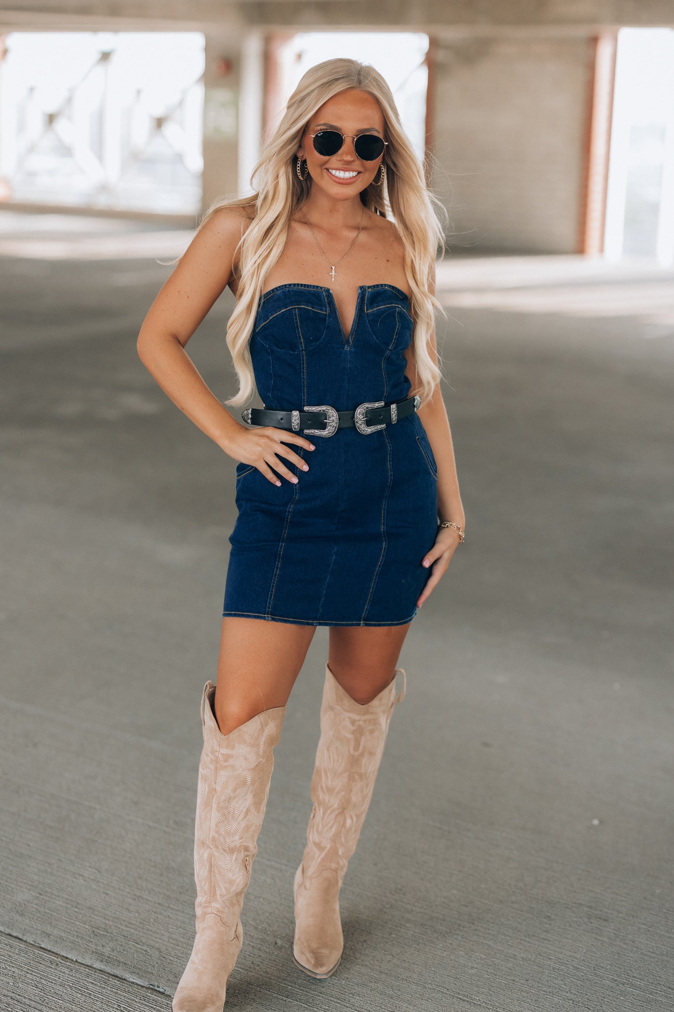 Hazel Denim Bustier Dress – Southern Alternative