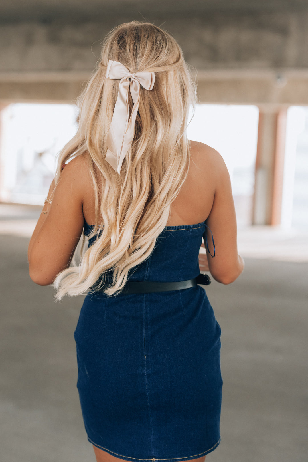 Hazel Denim Bustier Dress Hazel Denim Bustier Dress