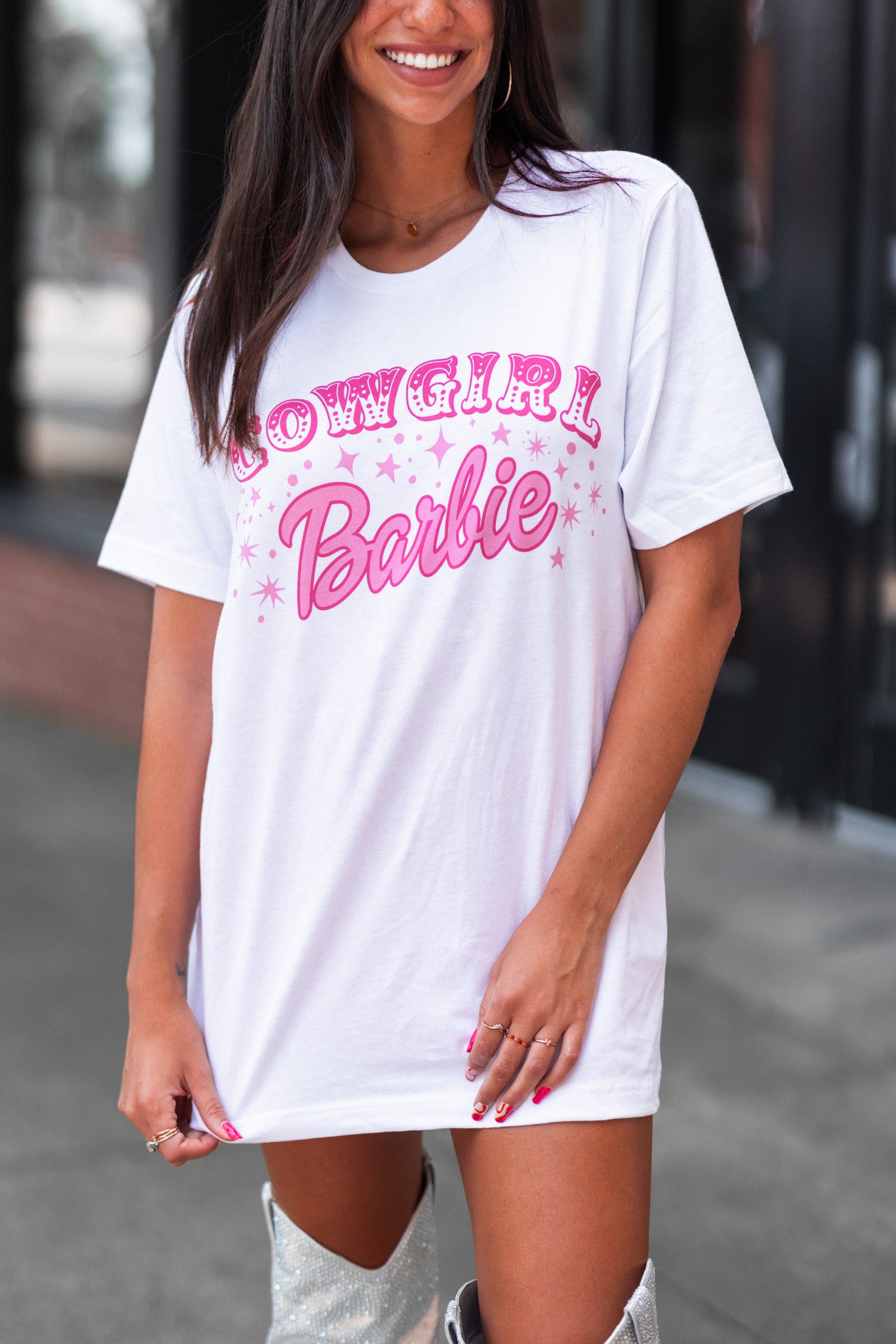 Cowgirl Barbie Graphic Tee