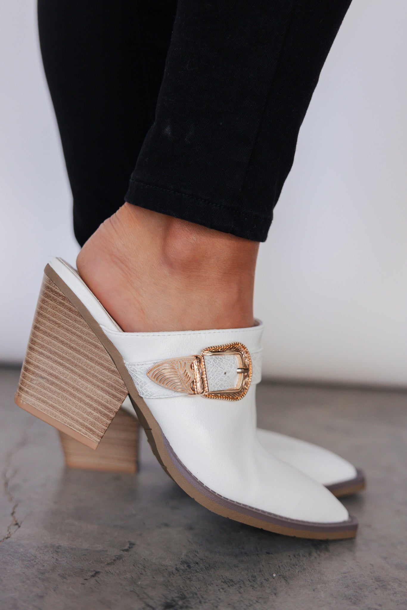 Brand New Day Buckle Mule