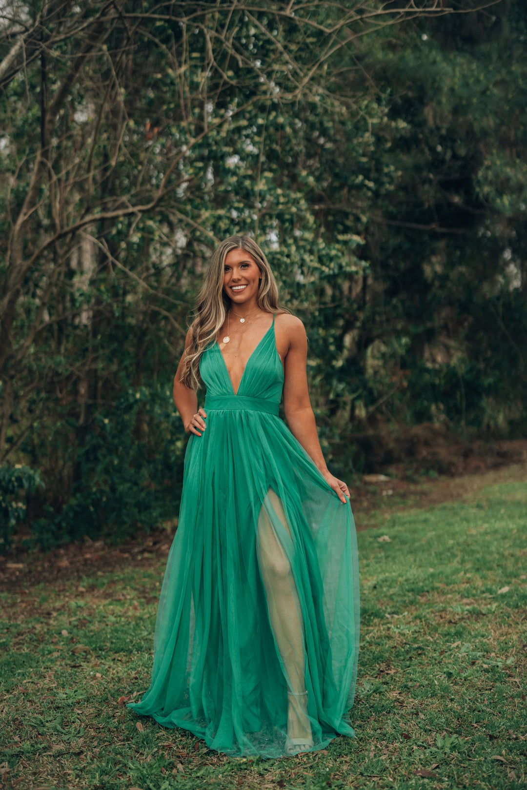 spell green maxi dress SPELL Collective Green Madame Peacock Belted Maxi Gown