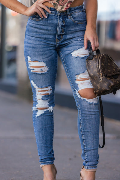Elisha Distressed Jeans FINAL SALE