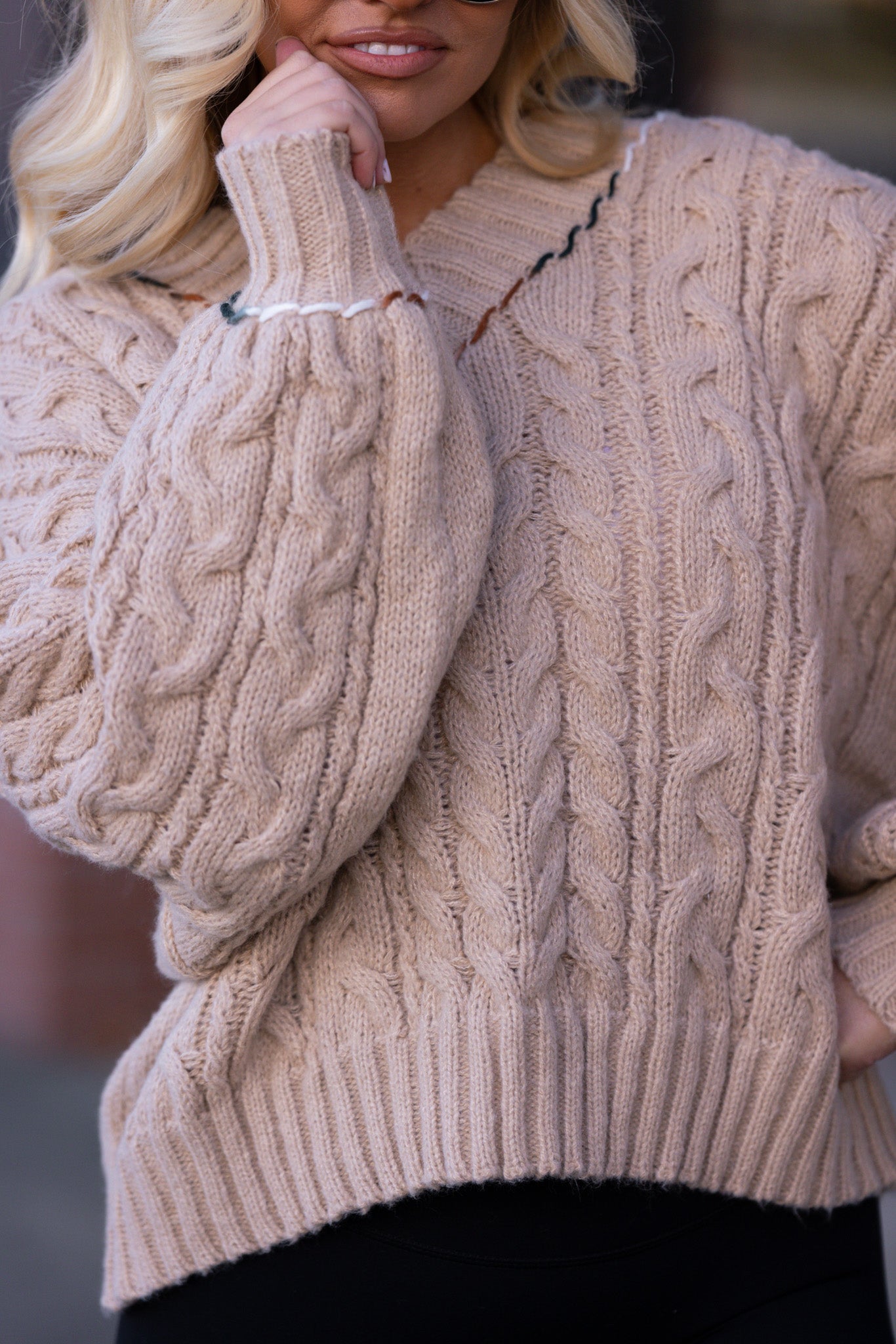 Maplewood Mornings Knit Sweater FINAL SALE