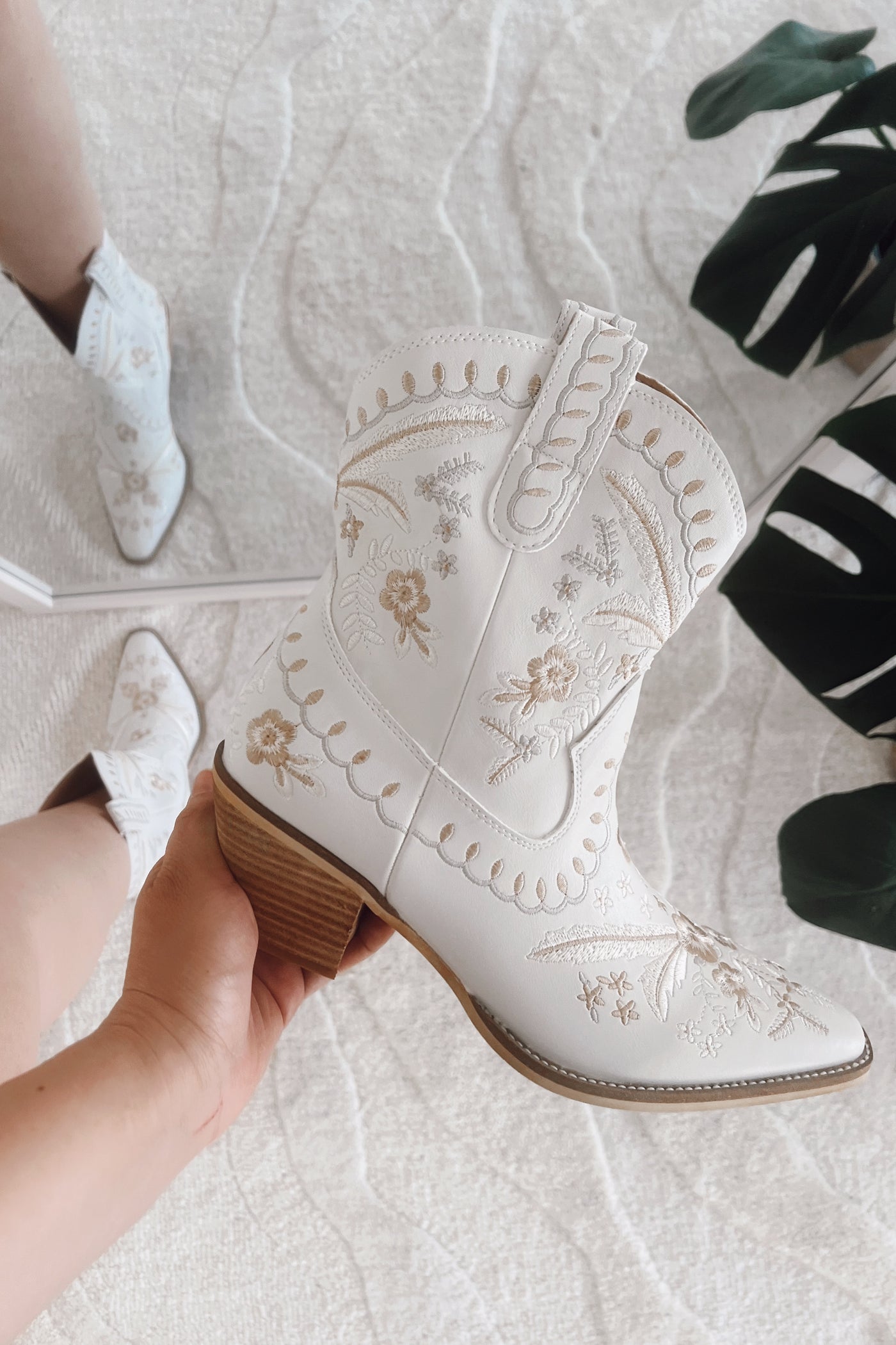 Corral Embroidered Cowboy Booties
