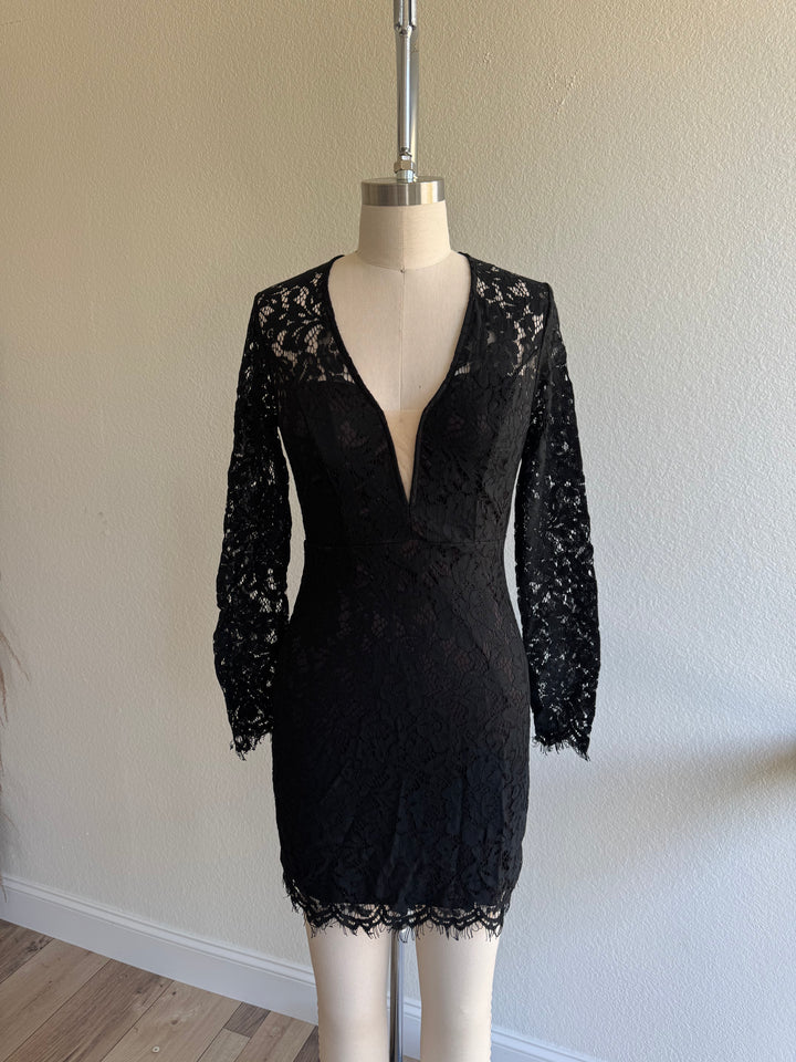 So Romantic Lace Mini Dress FINAL SALE