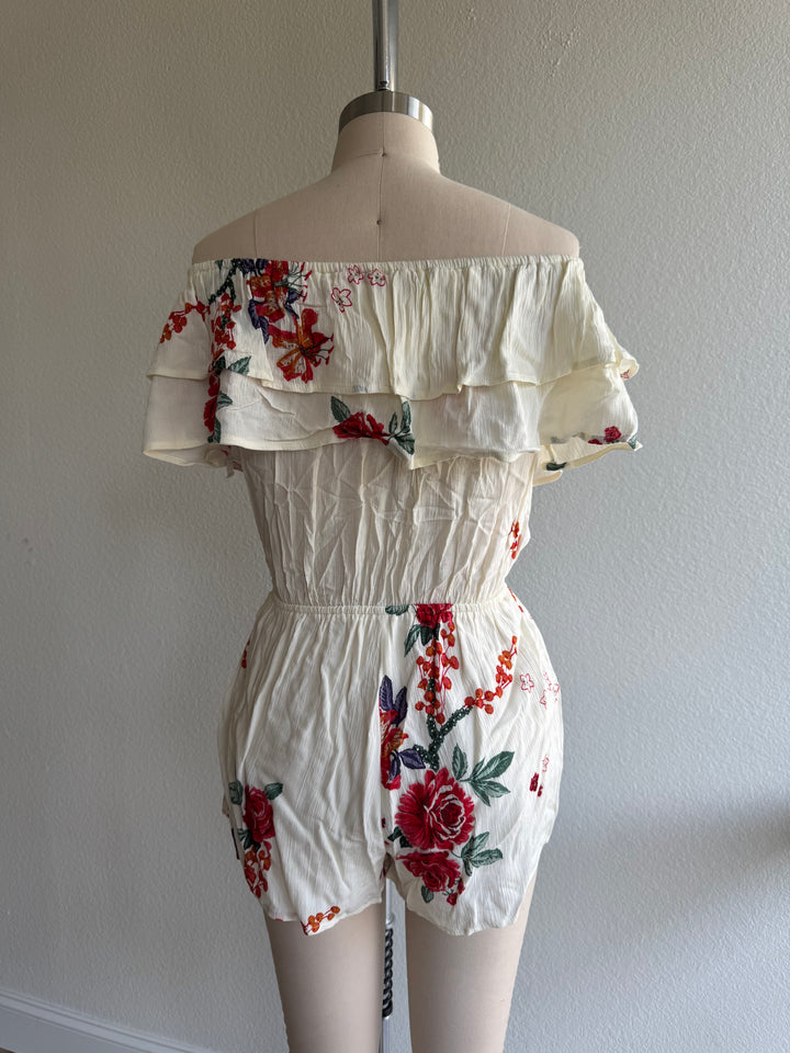 Isle Floral Romper WAREHOUSE FINAL SALE