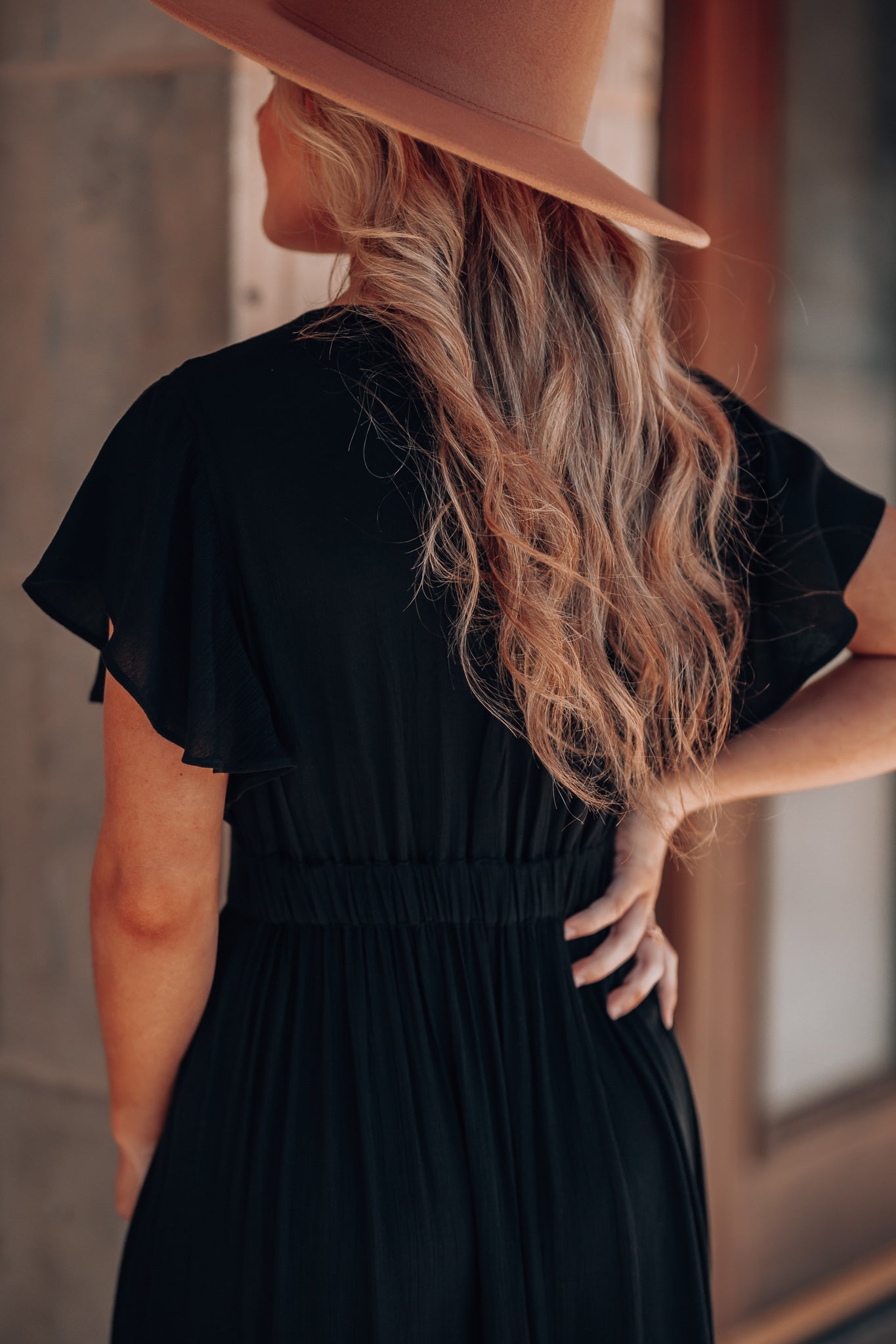 Skylar Embroidered Maxi Dress (Black) FINAL SALE