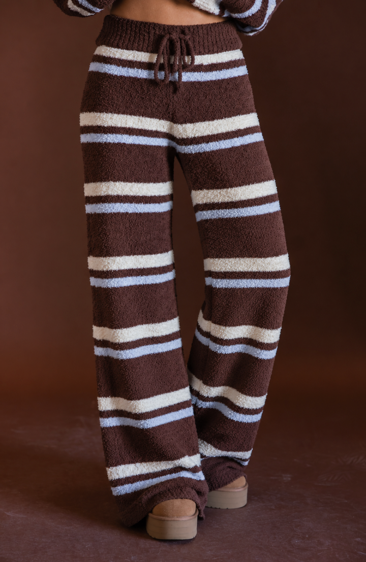 Cocoa Skies Striped Knit Pants