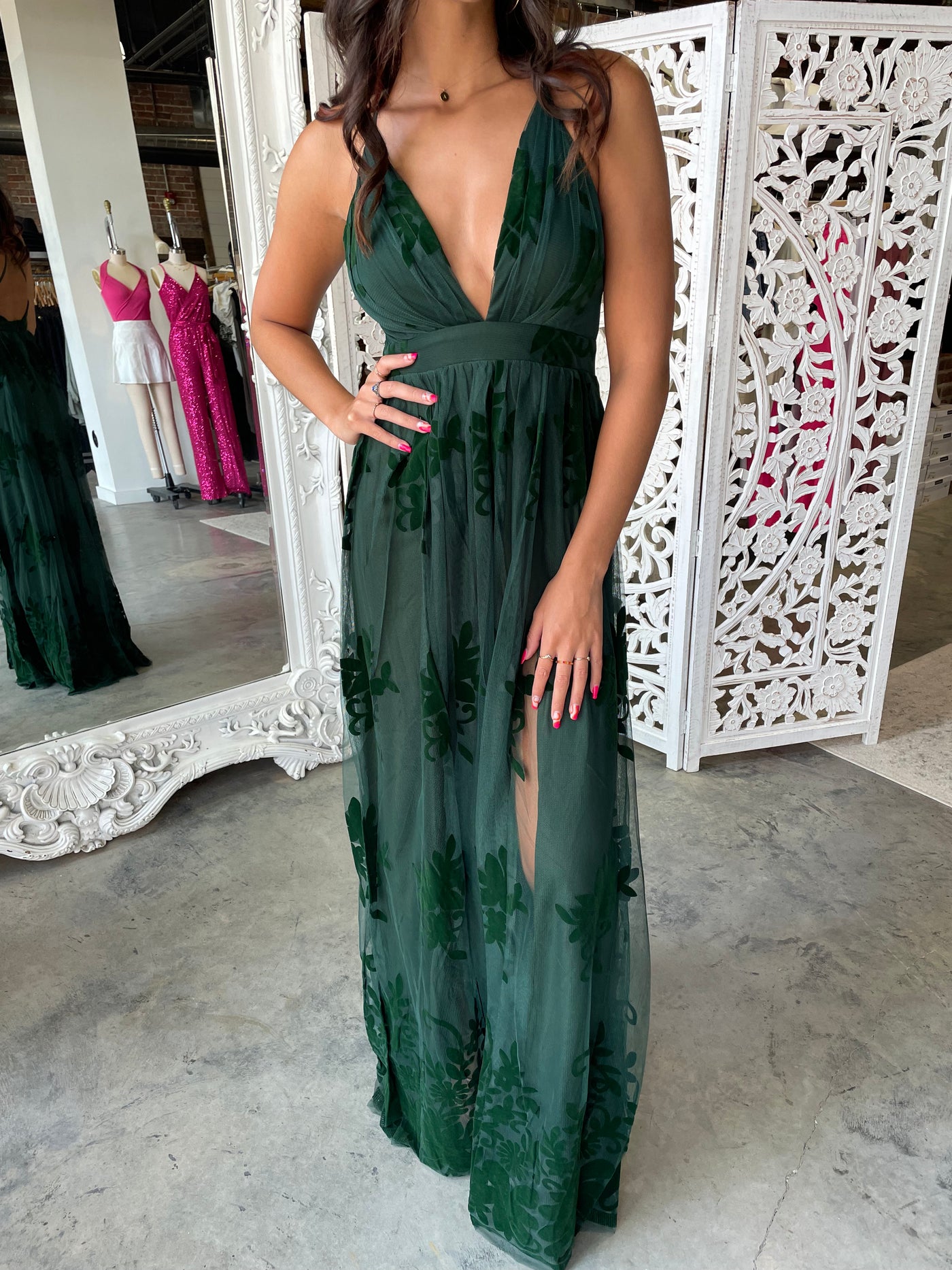 All My Love Maxi Gown (Hunter Green)
