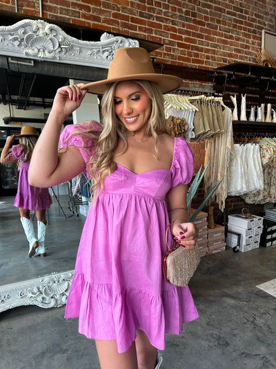 Cowgirl Baby Doll Tie Dress
