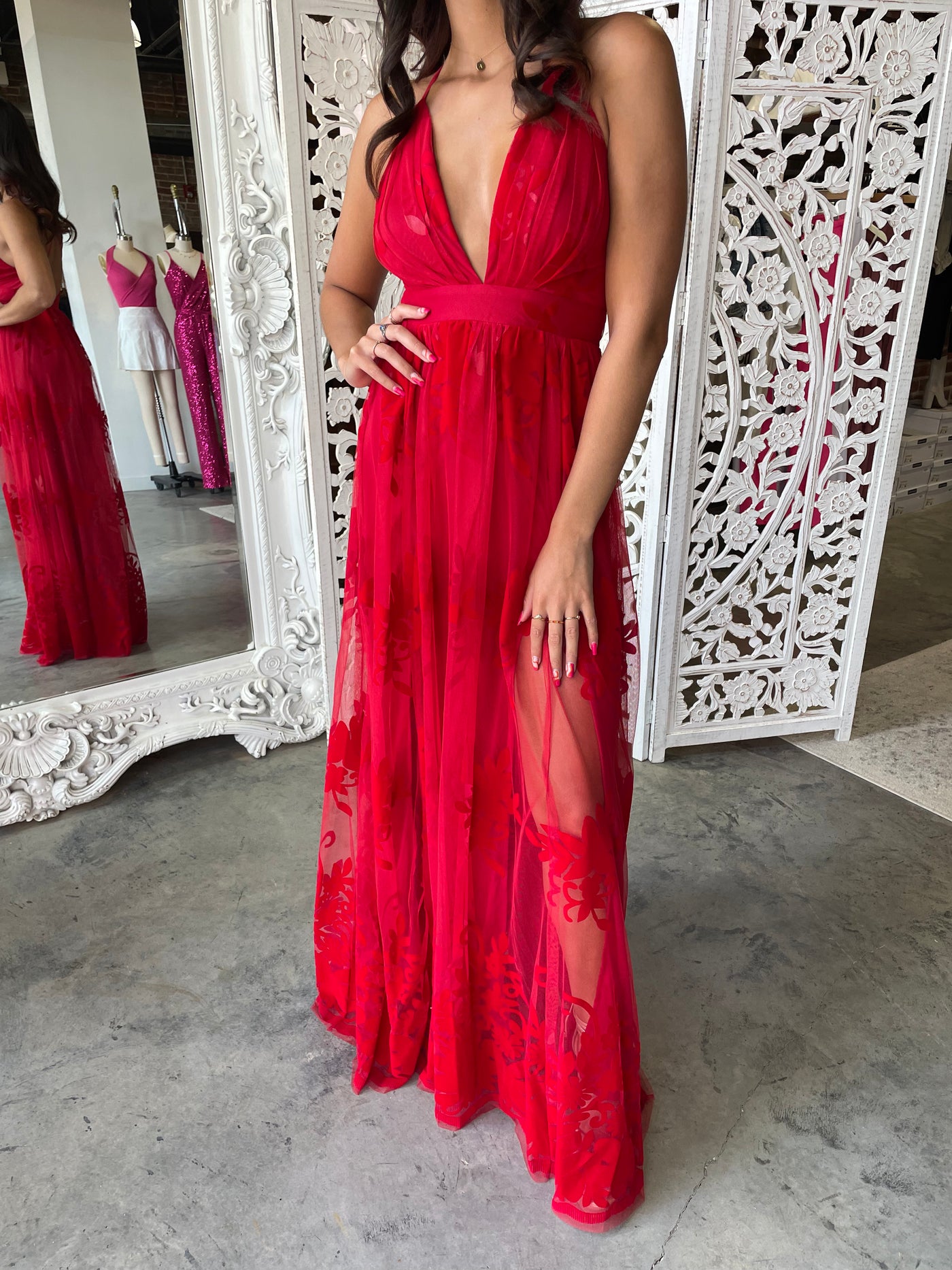All My Love Maxi Gown (Red)