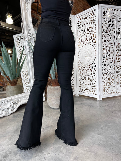 All Good Flare Jeans (Black)