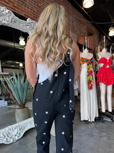 Not Over You Star Overalls FINAL SALE