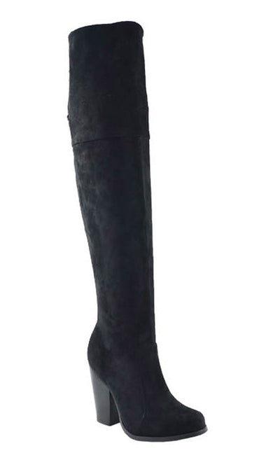 Shelly OTK Boots (Black) FINAL SALE