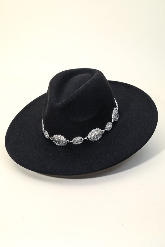 Out West Wide Brim Hat (Black)