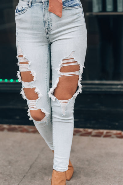 Weekender Distressed Skinny Jeans FINAL SALE