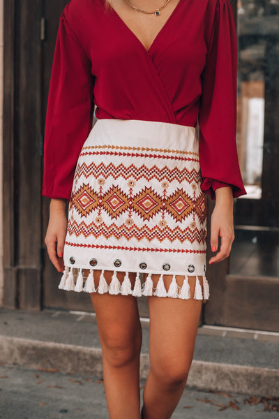 Lux Tassel Skirt