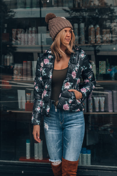 Giselle Floral Quilted Jacket FINAL SALE