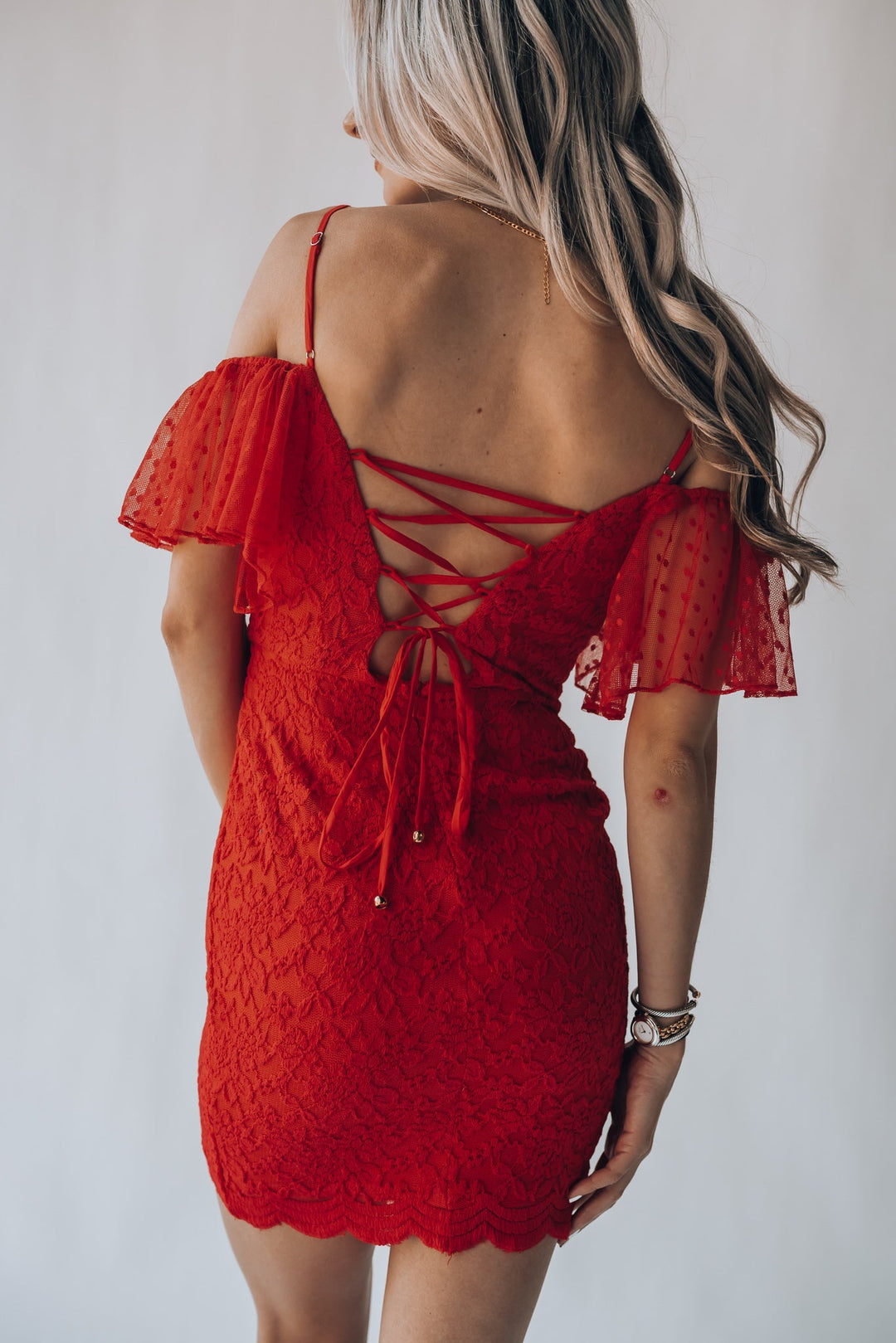 Red Hot Lace Mini Dress FINAL SALE – Southern Alternative