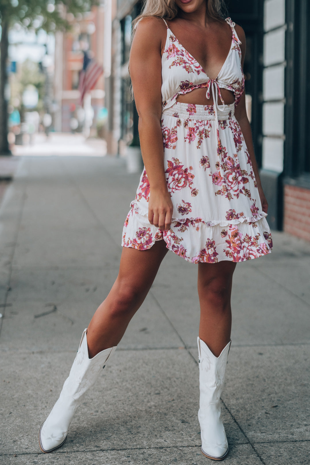 Carry On Floral Mini Dress FINAL SALE Carry On Floral Mini Dress FINAL SALE