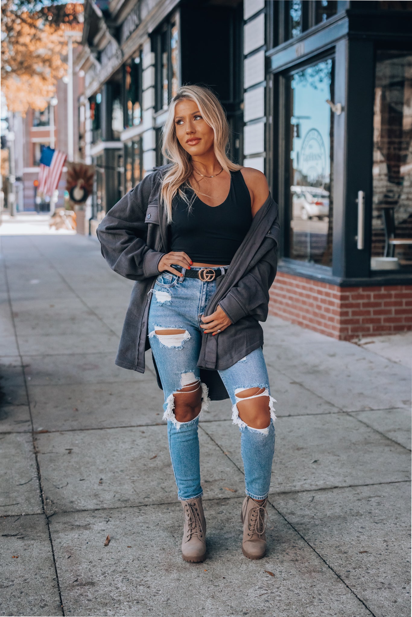 Glow Up Distressed Jeans