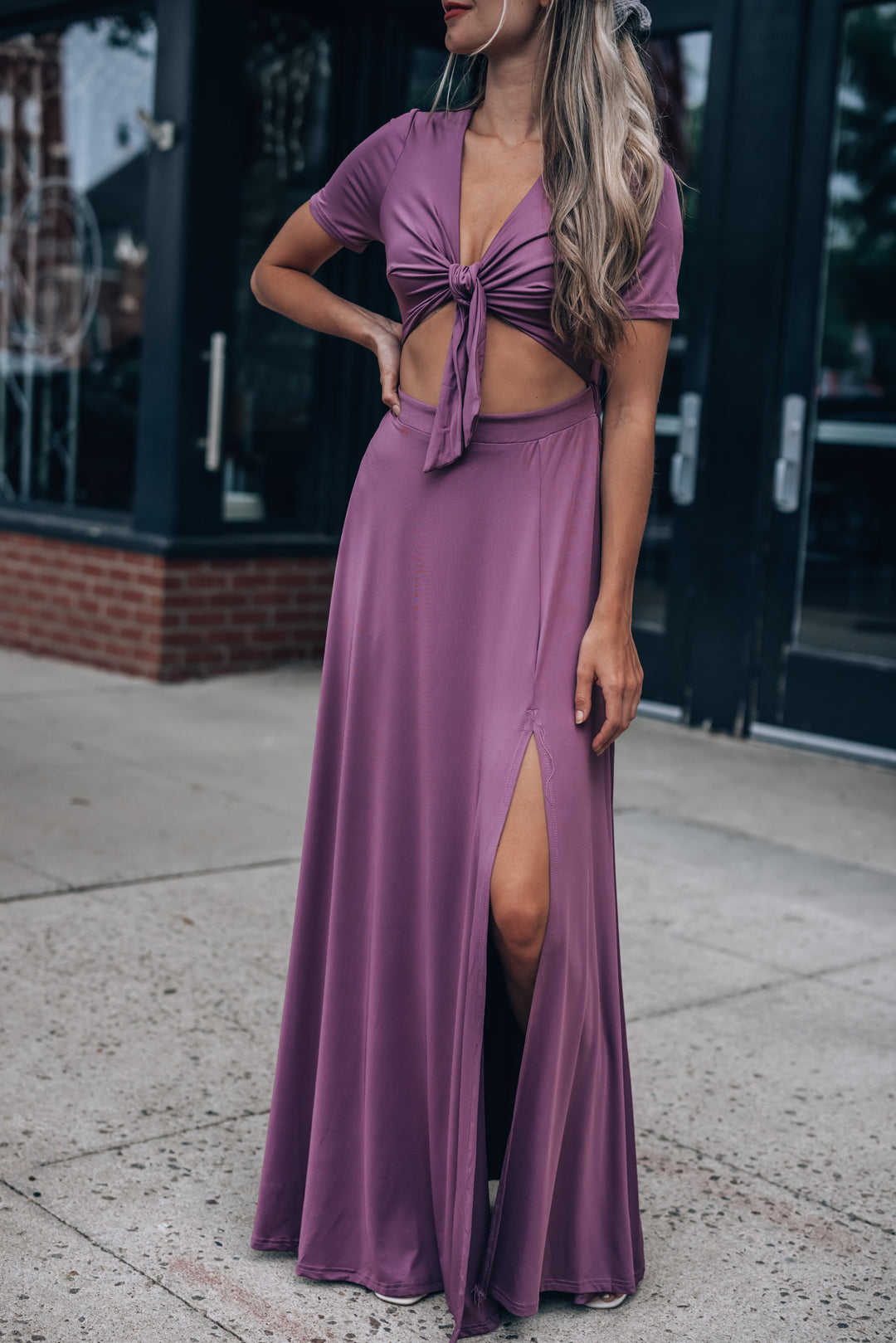 Wanderer Maxi Dress (Dark Mauve) FINAL SALE Wanderer Maxi Dress (Dark Mauve) FINAL SALE