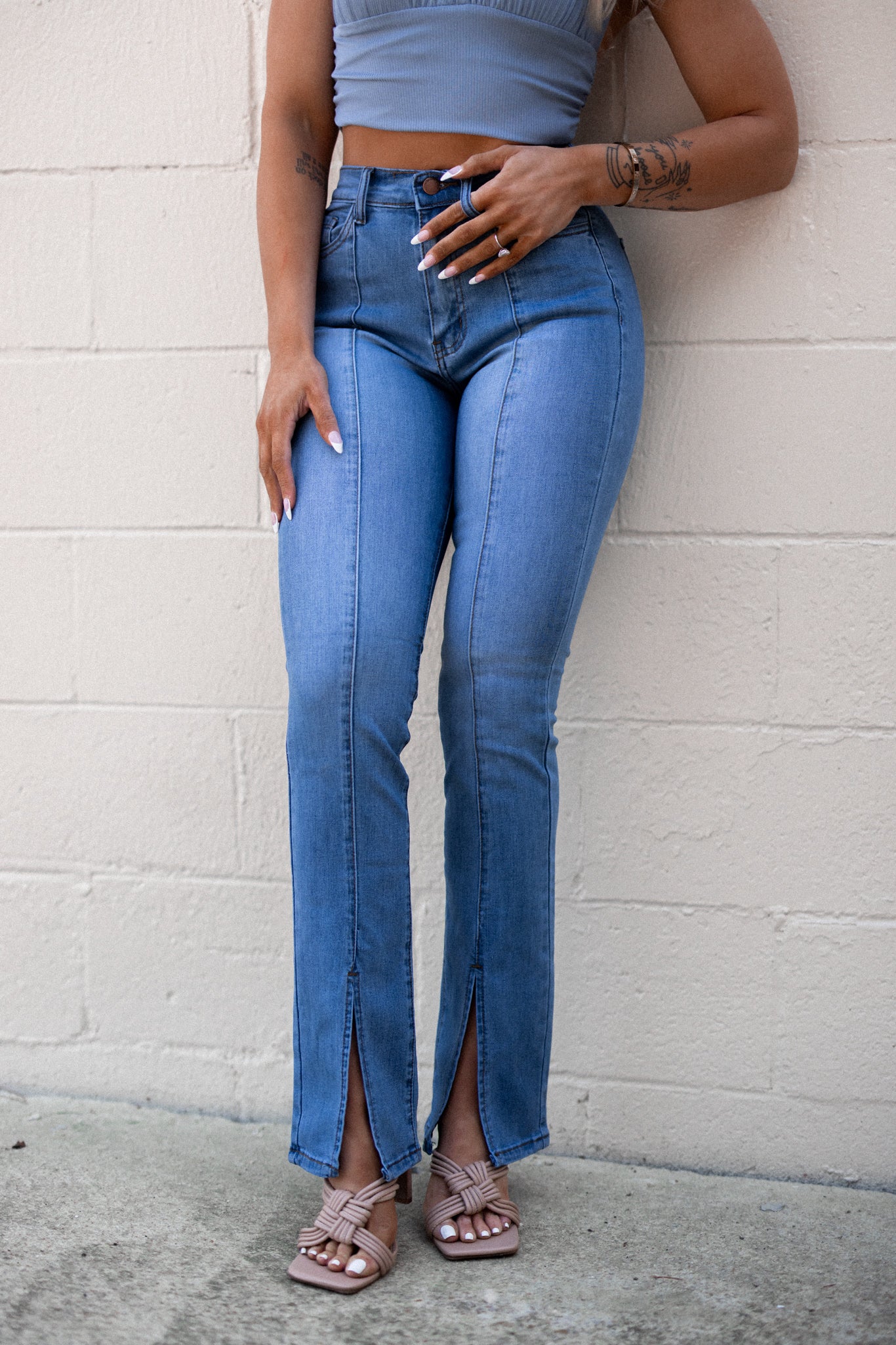Celine Bootcut Jeans (Medium Denim) FINAL SALE
