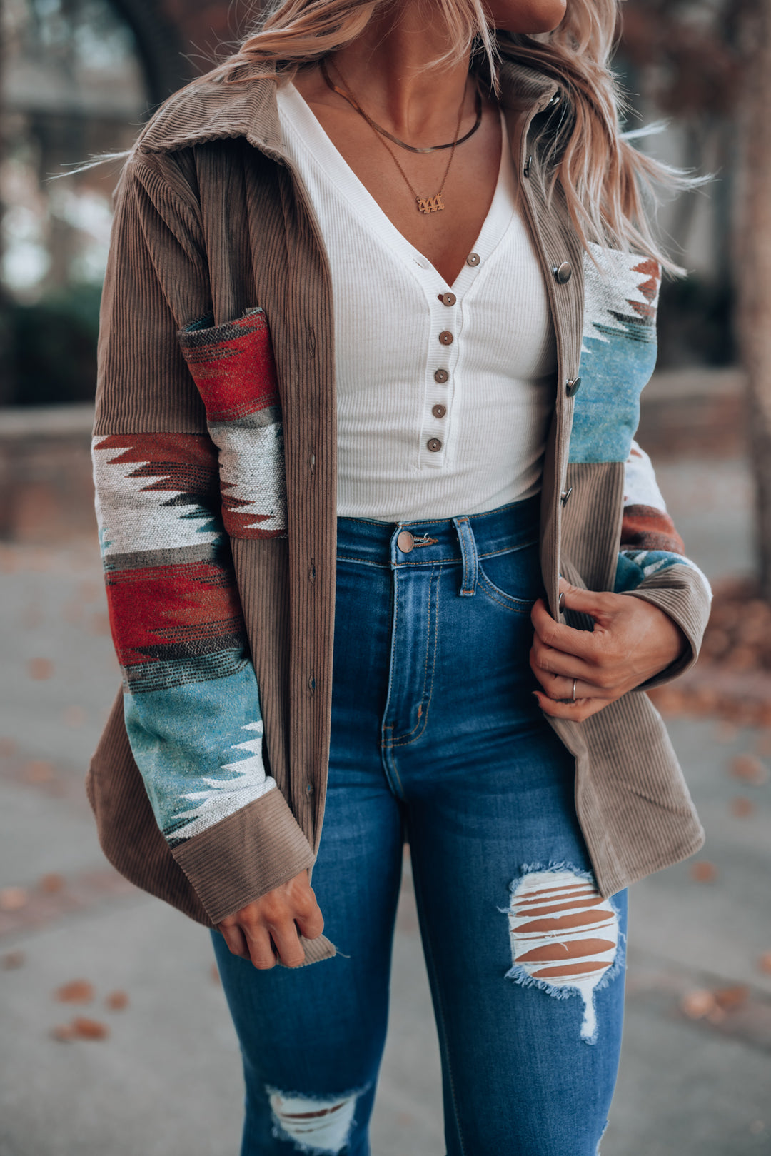 Emilia Aztec Shacket