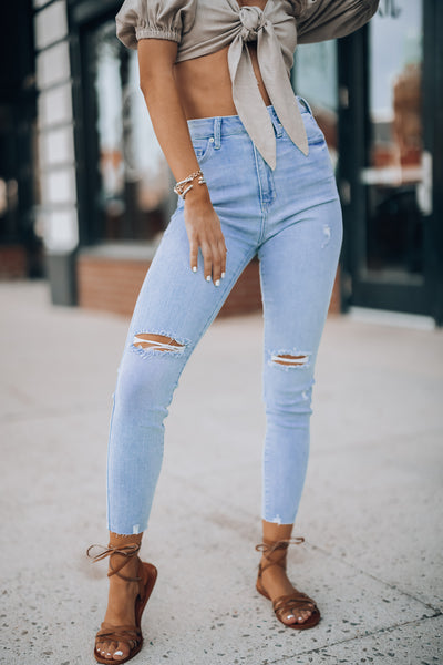 Easy Going Distressed Jeans