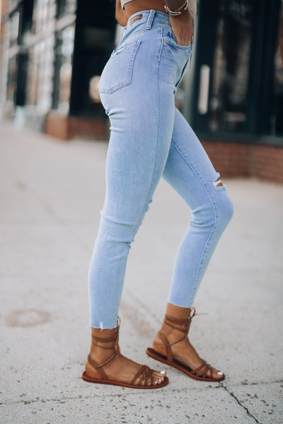 Easy Going Distressed Jeans FINAL SALE