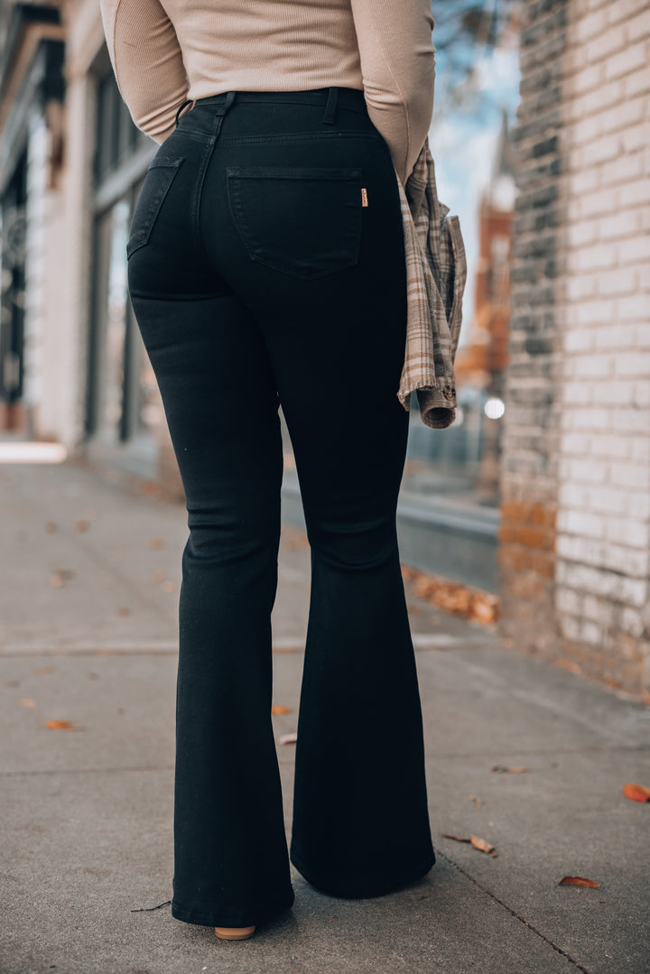 Carried Away High Waisted Flare Jeans