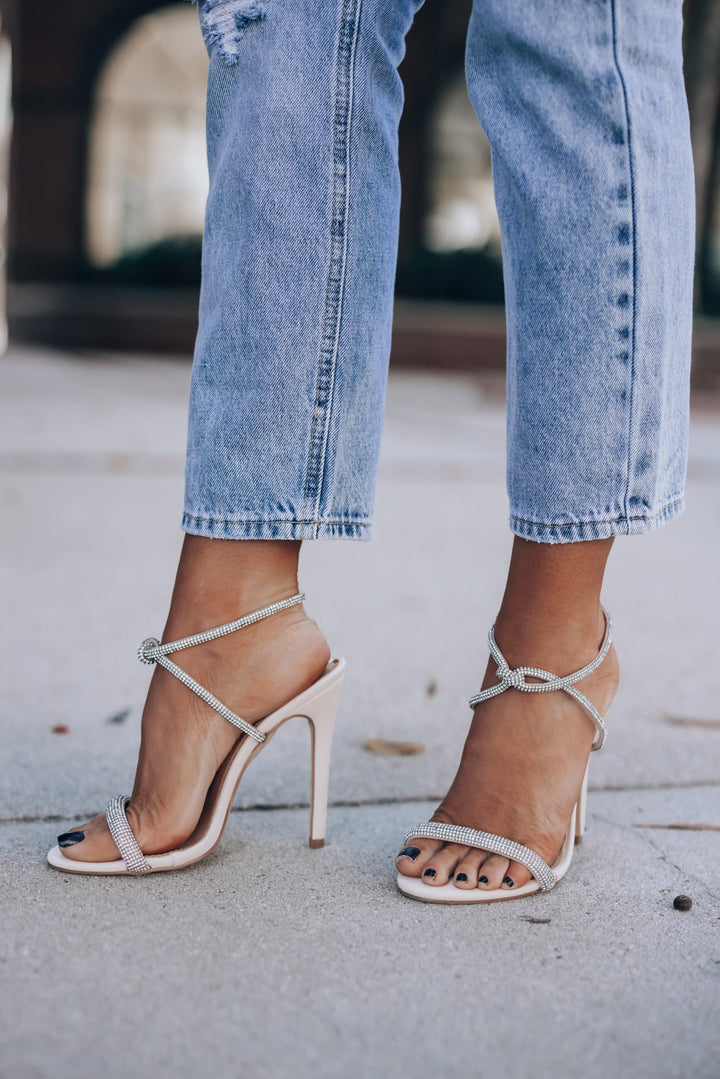Aliza Rhinestone Heels FINAL SALE – Southern Alternative
