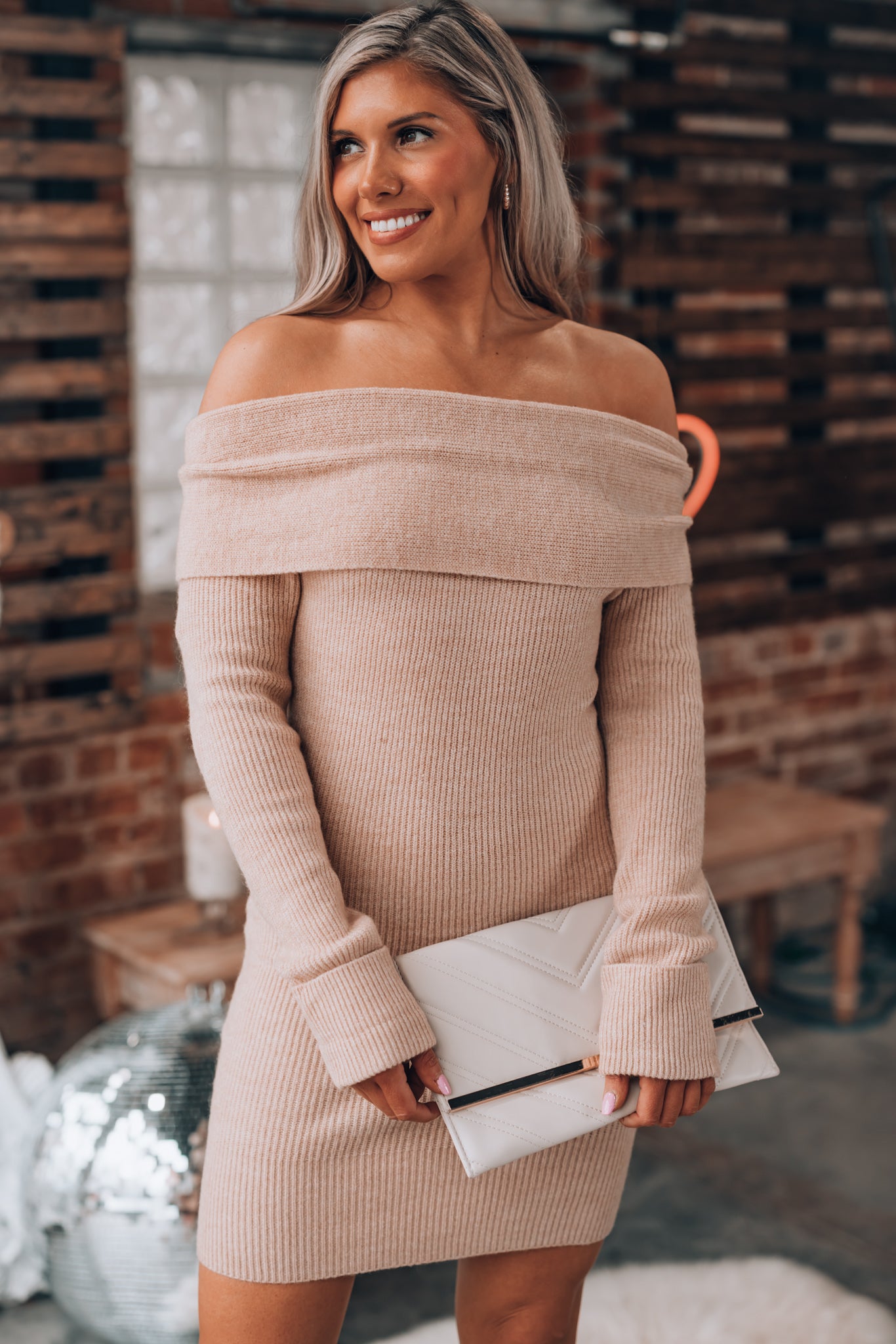 Evie Knit Sweater Dress