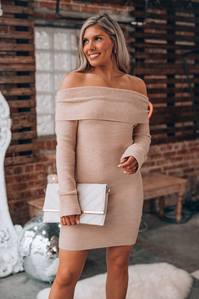 Evie Knit Sweater Dress