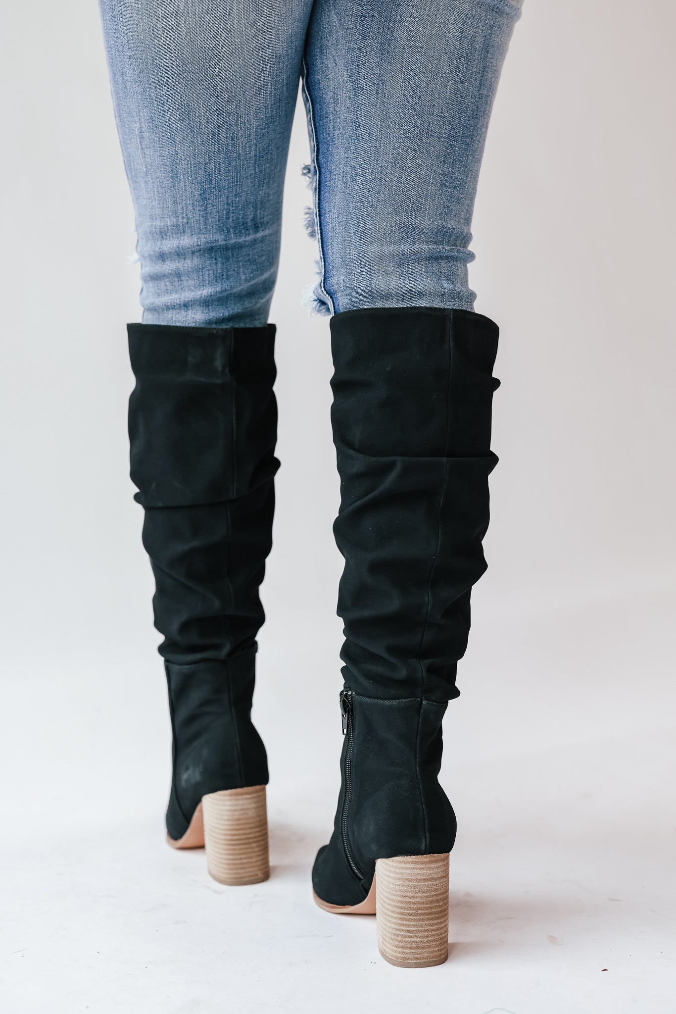 Dolce Slouch Boots (Black) FINAL SALE