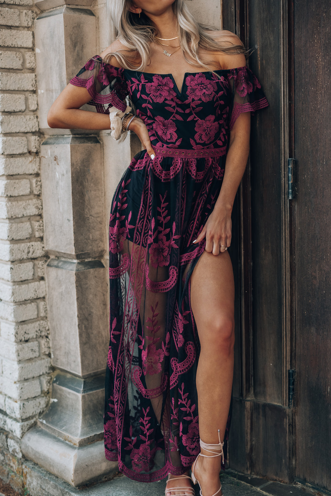 Canyon Lace Romper Dress (Black) FINAL SALE Southern Alternative Canyon Lace Romper Dress (Black) FINAL SALE Southern Alternative