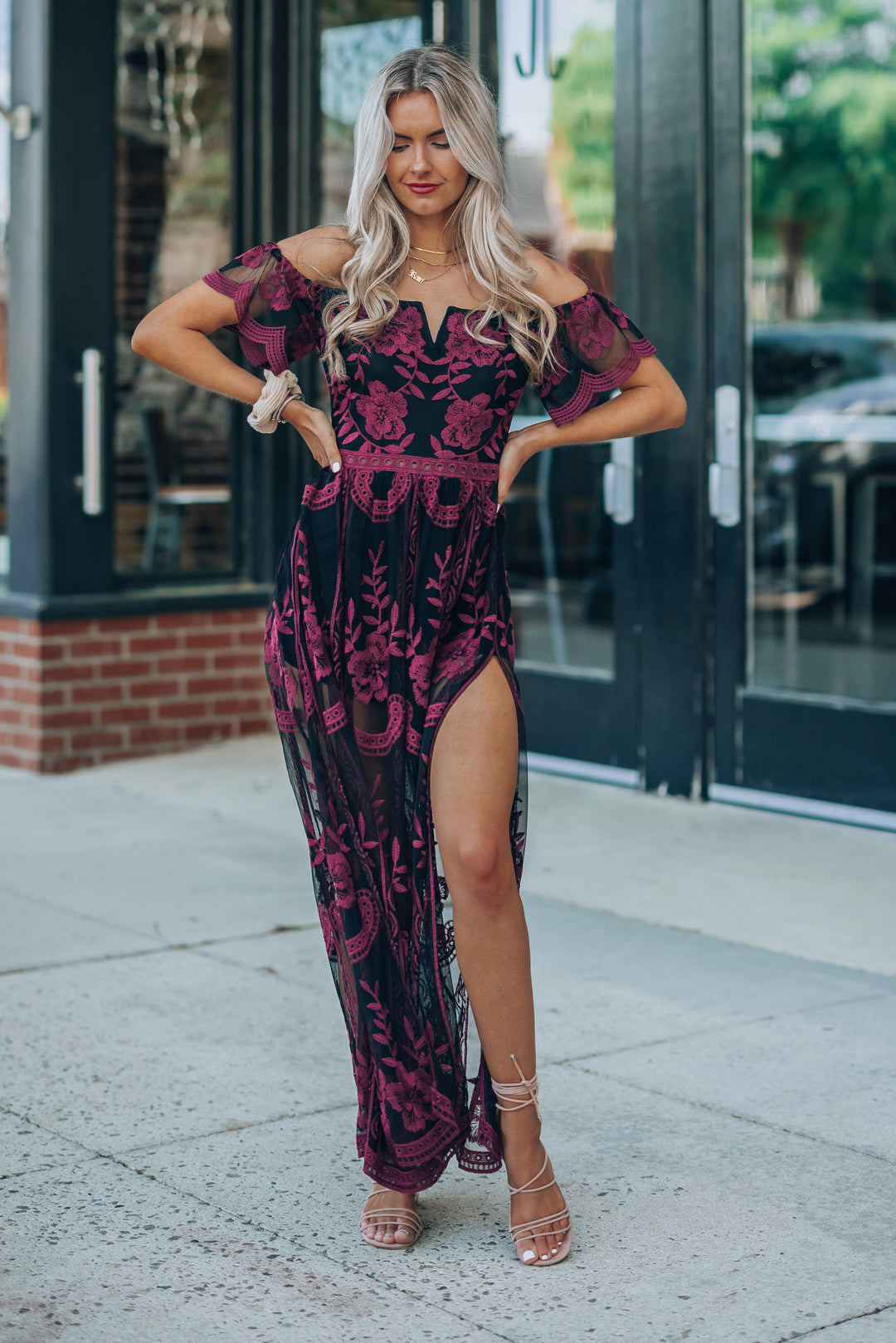 Canyon Lace Romper Dress (Black) FINAL SALE Southern Alternative Canyon Lace Romper Dress (Black) FINAL SALE Southern Alternative