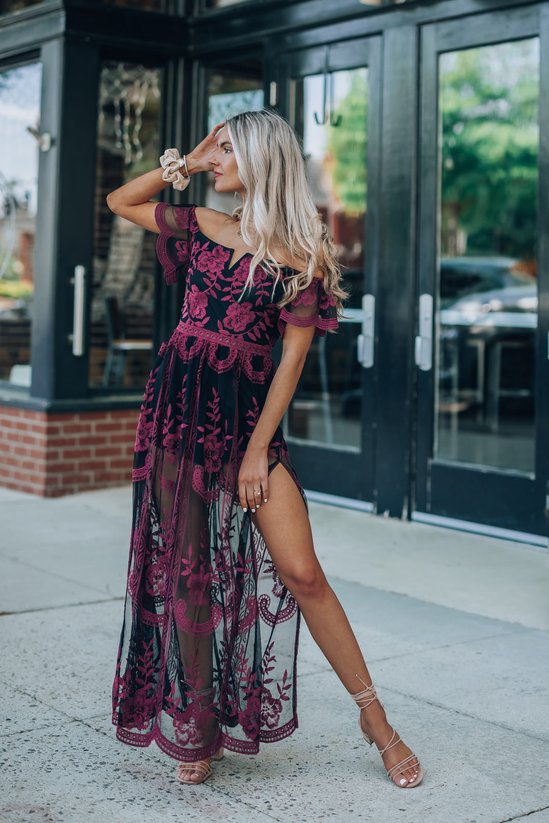 Canyon Lace Romper Dress (Black) FINAL SALE Southern Alternative Canyon Lace Romper Dress (Black) FINAL SALE Southern Alternative