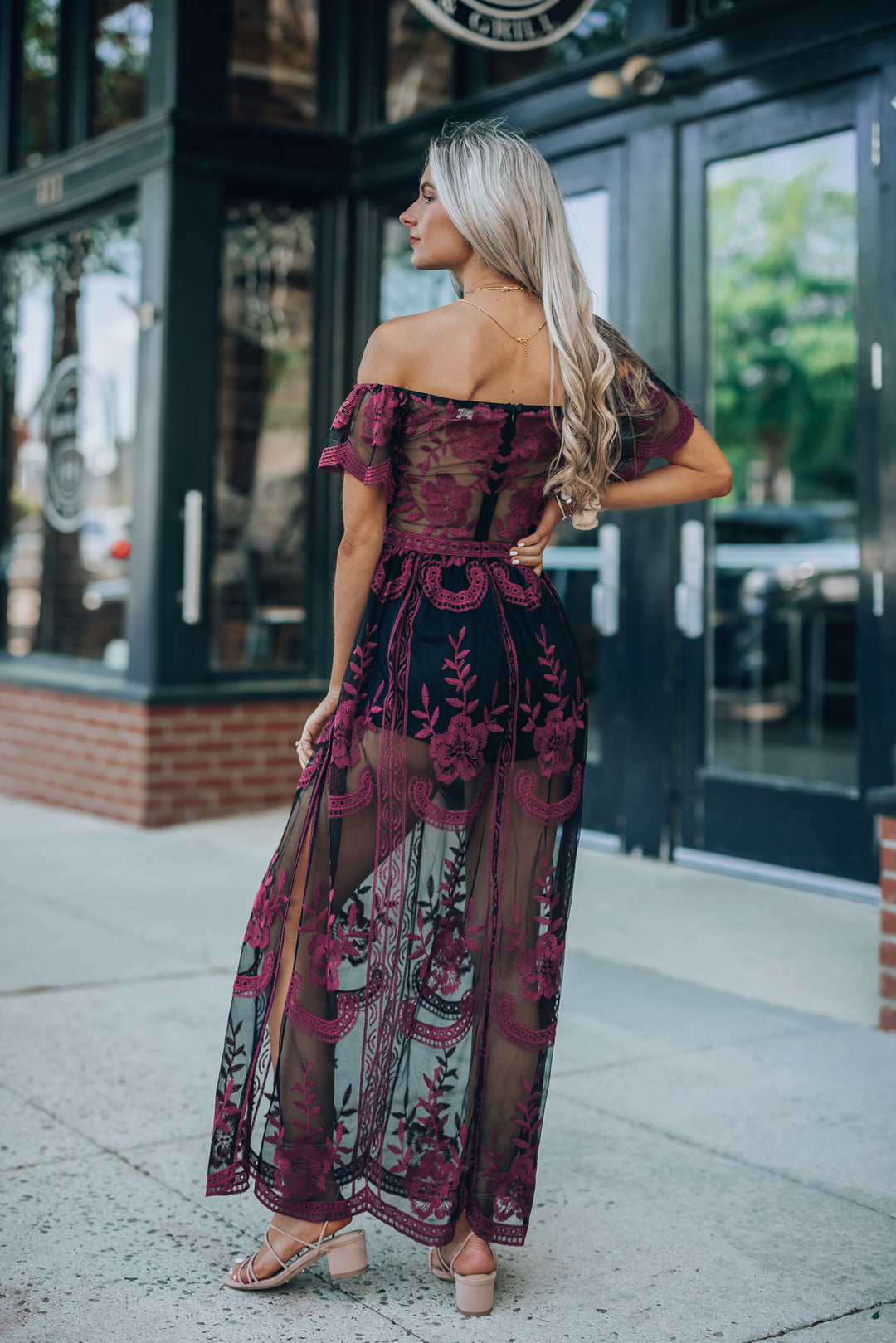 Canyon Lace Romper Dress (Black) FINAL SALE Southern Alternative Canyon Lace Romper Dress (Black) FINAL SALE Southern Alternative