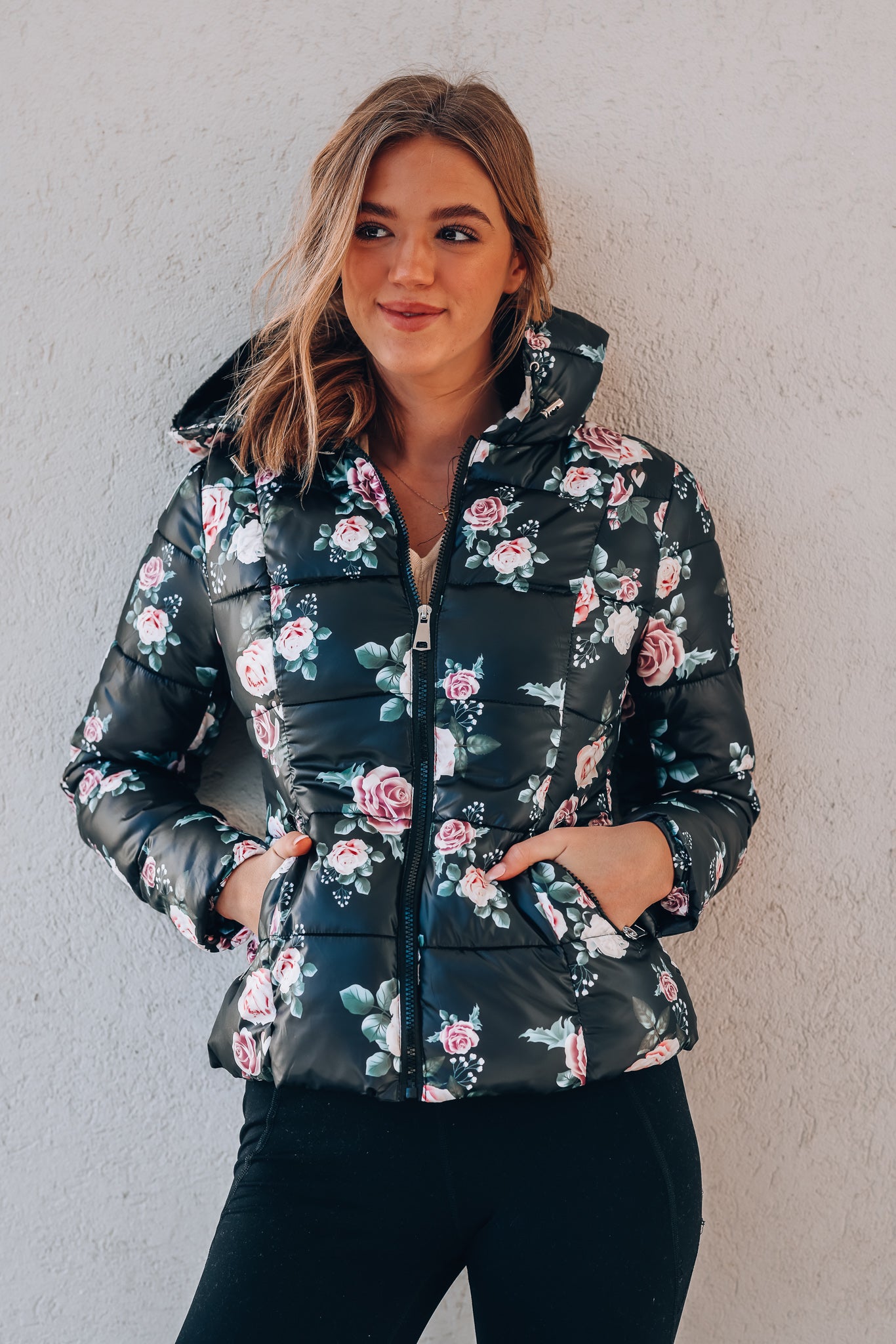 Giselle Floral Quilted Jacket FINAL SALE