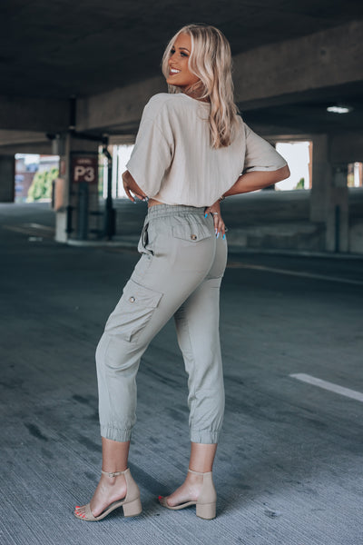 Perfect Day Cargo Pants (Olive)
