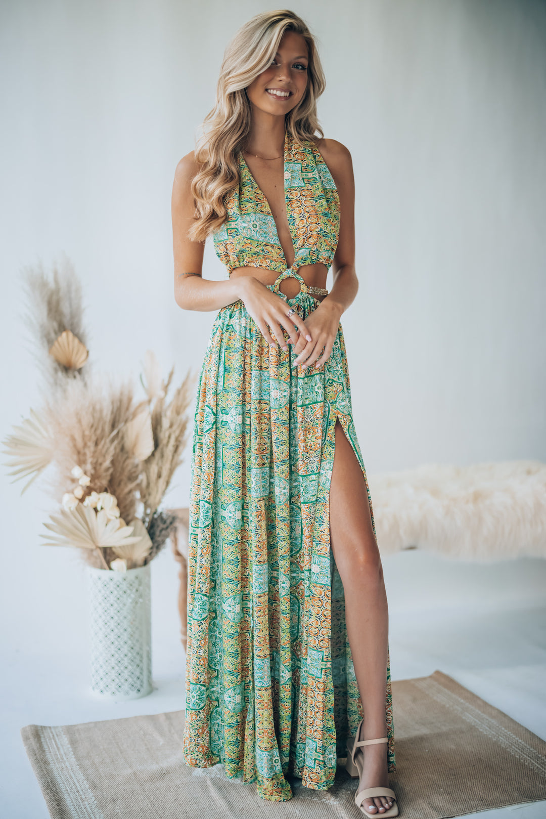 Virgin Islands Maxi Dress (Green) FINAL SALE Virgin Islands Maxi Dress (Green) FINAL SALE