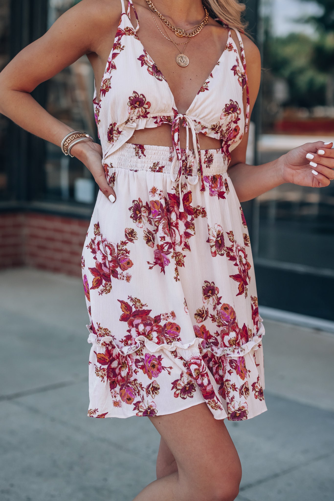 Carry On Floral Mini Dress