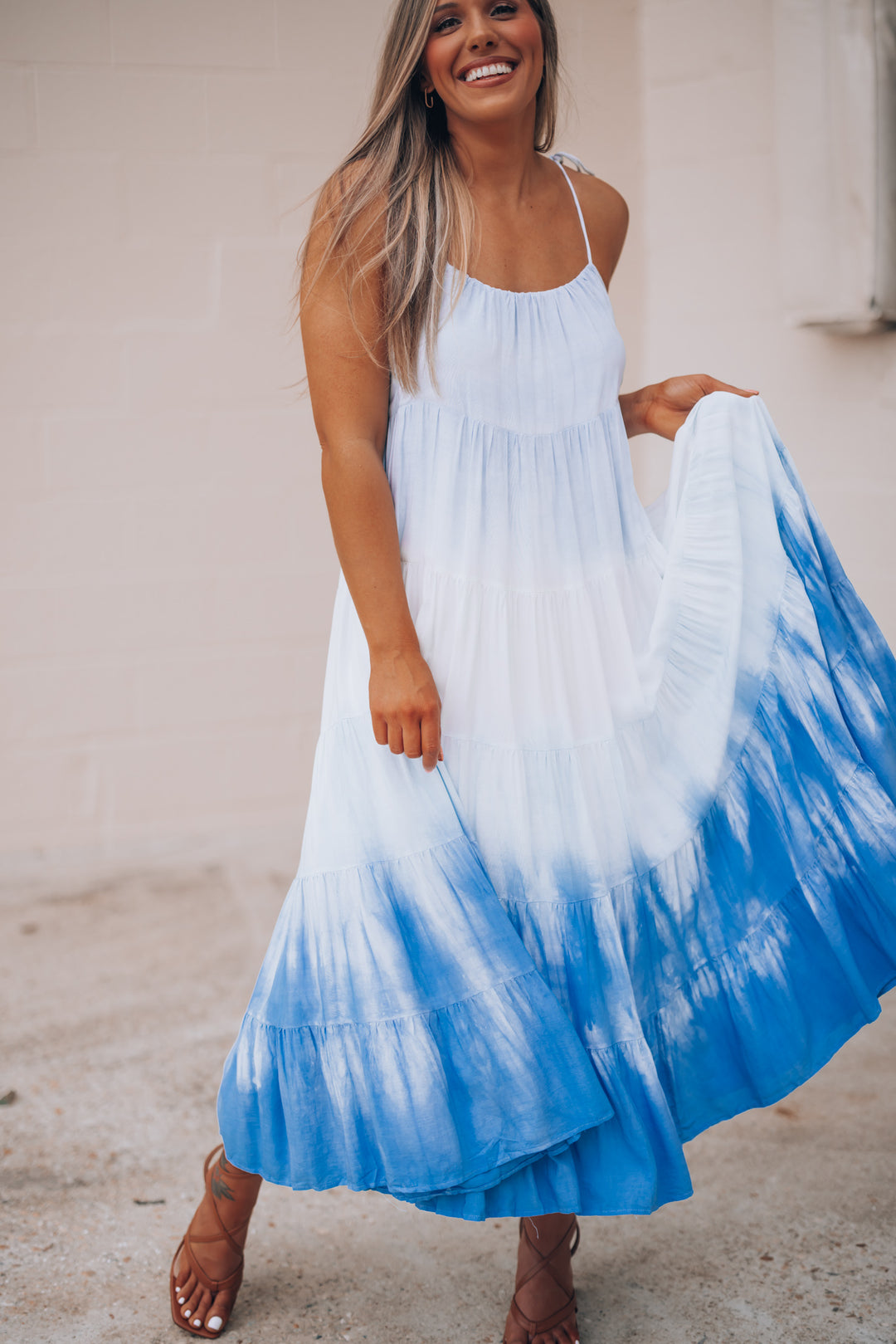 Indy Tie Dye Midi Dress FINAL SALE Indy Tie Dye Midi Dress FINAL SALE