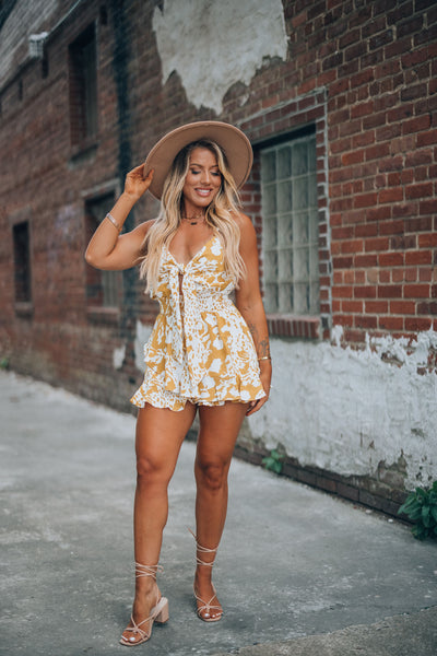 Seize The Day Spotted Romper
