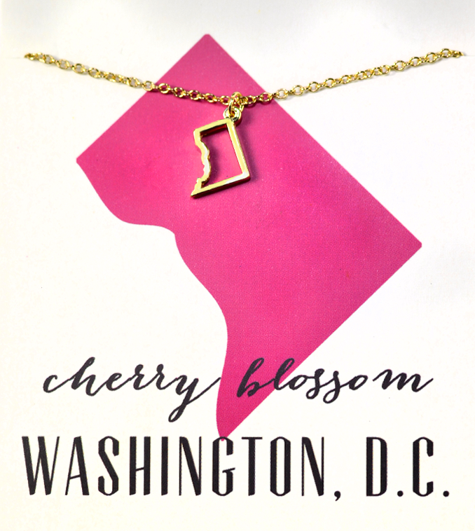 State Love Necklace WASHINGTON D.C.